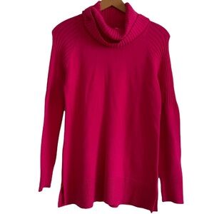 Time And Tru Women’s Pink Cowl Neck Sweater Size Small (4-6)